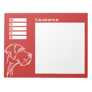 Deense dog notitieblok