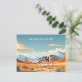 Deense dog of paard  briefkaart (Staand voorkant)