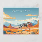 Deense dog of paard  briefkaart (Voorkant)