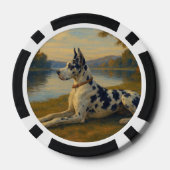 Deense dog poker chips (Achterkant)