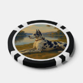 Deense dog poker chips (Enkel)