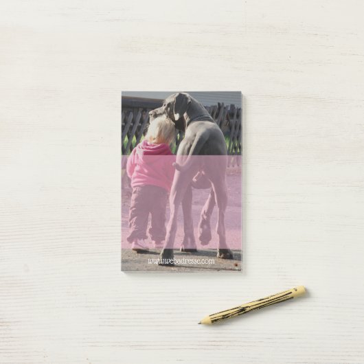 Deense dog post-it® notes (Op bureau)