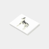 Deense Dog Post-it® Notes (Schuin)