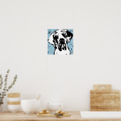 Deense dog poster (Keuken)