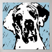 Deense dog poster (Voorkant)
