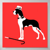 Deense dog poster (Voorkant)