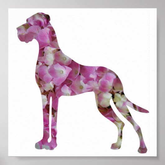 Deense dog poster (Voorkant)