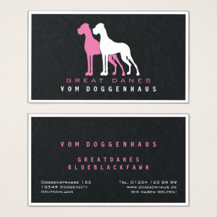 Deense dog puur visitekaartje