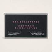 Deense dog puur visitekaartje (Achterkant)