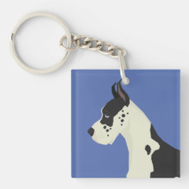 Deense dog sleutelhanger