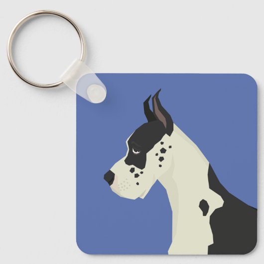 Deense dog sleutelhanger (Voorkant)