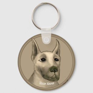 Deense Dog Sleutelhanger