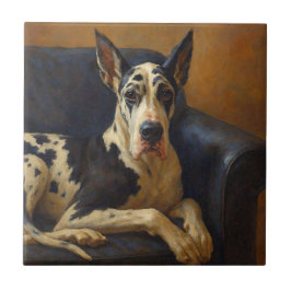 Deense Dog Tegeltje