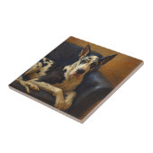 Deense Dog Tegeltje (Zijkant)