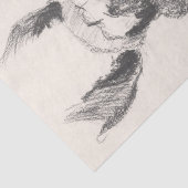 Deense Dog Tissuepapier (Detail)