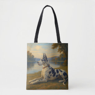 Deense dog tote bag