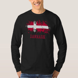 Deense enthousiasten voor Danmark en Denemarken T-shirt