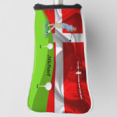 Deense golfer golfheadcover (Draai 90)
