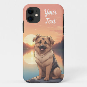 Deense herder bij het meer Case-Mate iPhone case