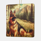 Deense herder keramisch ornament (Links)