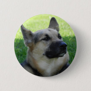 Deense herder ronde button 5,7 cm
