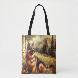 Deense herder tote bag