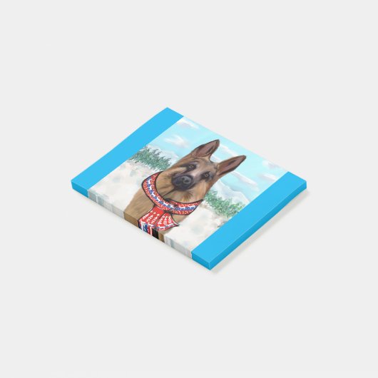 Deense herder Zweden Post-it® Notes (Schuin)