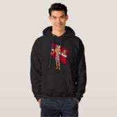 Deense hete jongen hoodie (Voorkant volledig)