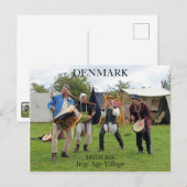 Deense Hvolris IJzertijddorp Briefkaart (Voorkant / Achterkant)