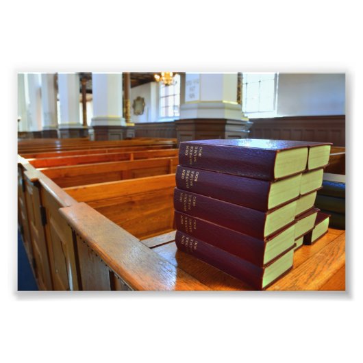 Deense Hymn Books Foto Afdruk (Voorkant)