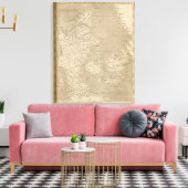 Deense kaart door Arrowsmith Canvas Afdruk (Insitu (Woonkamer))
