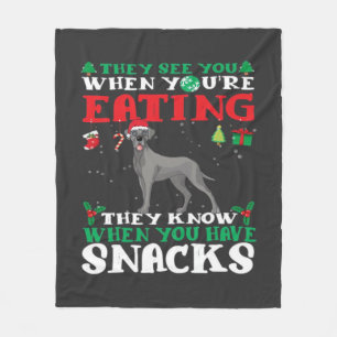 Deense Kerst pret Classic T-Shirt Fleece Deken