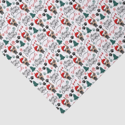 Deense Kerst Tissue Papier (Detail)