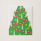 Deense kerstboom legpuzzel (Verticaal)