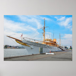 Deense Koninklijke Jacht Dannebrog Poster
