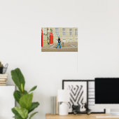 Deense Koninklijke Life Guard op Patrouille, Kopen Poster (Thuiskantoor)
