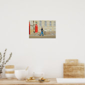 Deense Koninklijke Life Guard op Patrouille, Kopen Poster (Keuken)