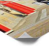 Deense koninklijke lijfwacht op patrouille, Kopenh Poster (Hoek)