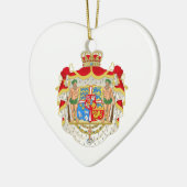  Deense koninklijke wapenstilstand Keramisch Ornament (Links)