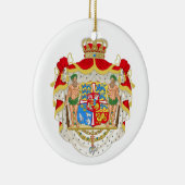  Deense koninklijke wapenstilstand Keramisch Ornament (Rechts)