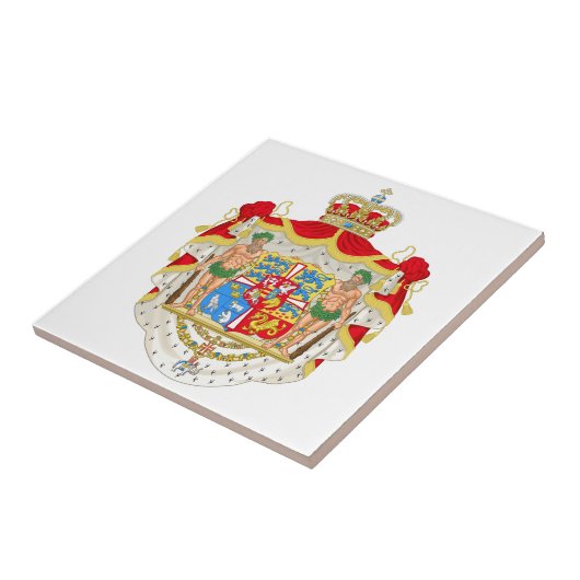  Deense koninklijke wapenstilstand Tegeltje (Zijkant)