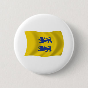 Deense Minderheid in Zuid-Sleeswijk Vlag Knop Ronde Button 5,7 Cm