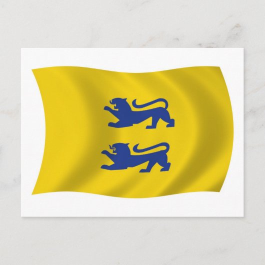 Deense Minderheid in Zuid-Sleeswijk Vlag Postkaart (Voorkant)