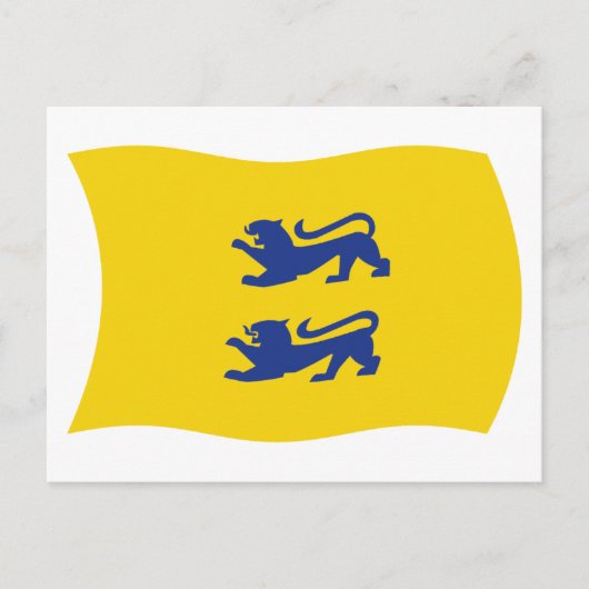 Deense Minderheid in Zuid-Sleeswijk Vlag Postkaart (Voorkant)