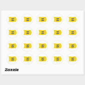 Deense Minderheid in Zuid-Sleeswijk Vlagsticker Ronde Sticker (Vel)