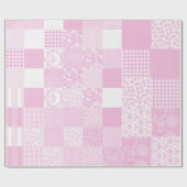 Deense papieren Star-versieringen in roze Cadeaupapier (Vlak)