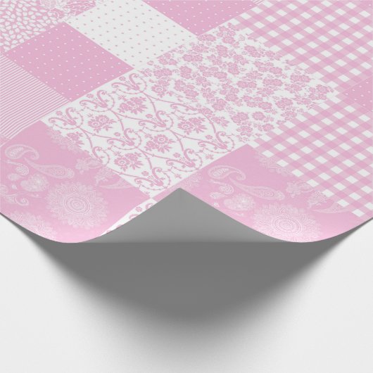 Deense papieren Star-versieringen in roze Cadeaupapier (Hoek)