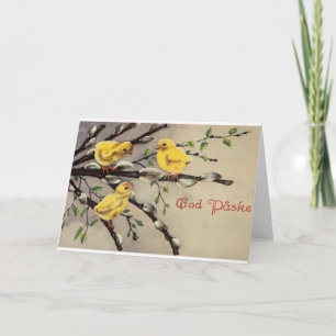 Deense Paskaart Feestdagen Kaart