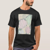 Deense pastel esthetische schelp t-shirt (Voorkant)