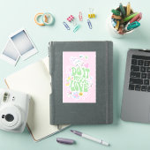 DEENSE PASTEL RETRO DOE HET MET LIEFDE STICKER (iPad Cover)